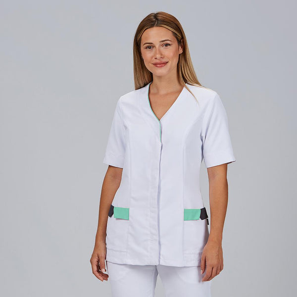 Túnica Senhora Cris-Verde Água - 155-XS-RAG-Tailors-Fardas-e-Uniformes-Vestuario-Pro