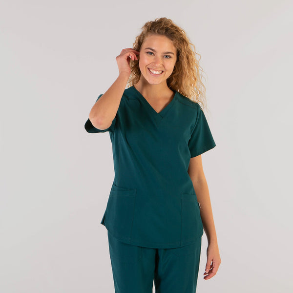 Túnica Senhora Microfibra 360 Rosalia-Azul Petróleo - 145-XS-RAG-Tailors-Fardas-e-Uniformes-Vestuario-Pro