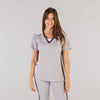 Túnica Senhora Microfibra 360 Vigoré Leticia-Cinza Perola - 117-XS-RAG-Tailors-Fardas-e-Uniformes-Vestuario-Pro