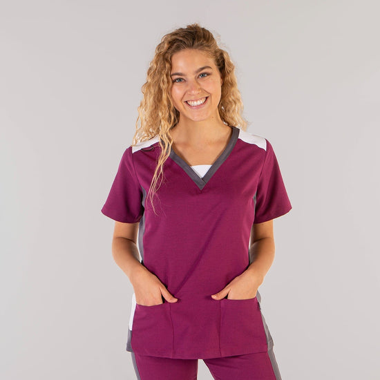 Túnica Senhora Microfibra 360 Vigoré Leticia-Lilás - 123-XS-RAG-Tailors-Fardas-e-Uniformes-Vestuario-Pro