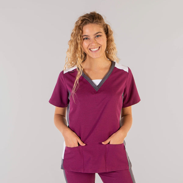 Túnica Senhora Microfibra 360 Vigoré Leticia-Lilás - 123-XS-RAG-Tailors-Fardas-e-Uniformes-Vestuario-Pro