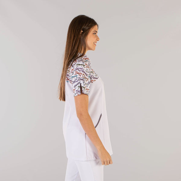 Túnica Senhora Óculos Coloridos-RAG-Tailors-Fardas-e-Uniformes-Vestuario-Pro
