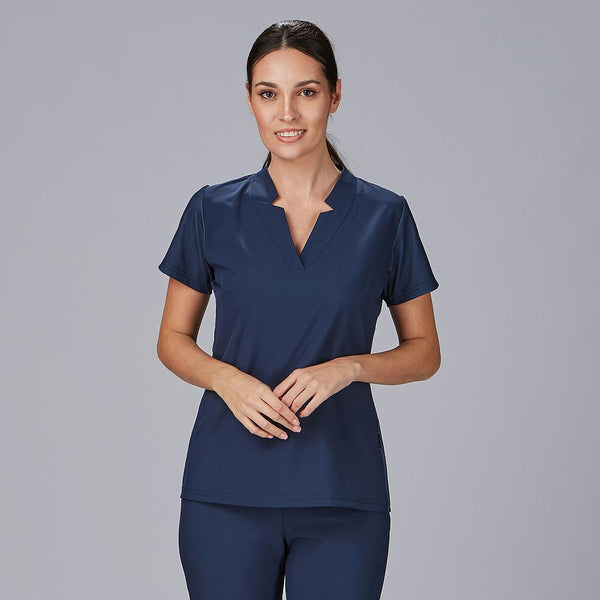 Túnica Senhora com Mangas em Canelado Rosell-Azul Marinho - 104-XS-RAG-Tailors-Fardas-e-Uniformes-Vestuario-Pro