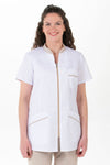 Túnica Senhora m\curta Jeiziga-Bege-SP - XS-RAG-Tailors-Fardas-e-Uniformes-Vestuario-Pro