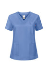 Túnica Stretch de Manga Curta para Mulher-Azul Celeste - 05-XS-RAG-Tailors-Fardas-e-Uniformes-Vestuario-Pro