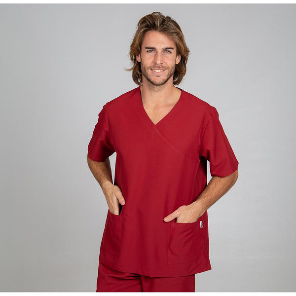 Túnica Unissexo Nereva - Microfibra Antibacteriana (2/2)-Bordeaux - 112-XXS-RAG-Tailors-Fardas-e-Uniformes-Vestuario-Pro
