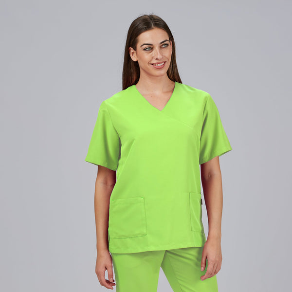 Túnica Unissexo Nereva - Microfibra Antibacteriana-Pistachio - 127-XXS-RAG-Tailors-Fardas-e-Uniformes-Vestuario-Pro