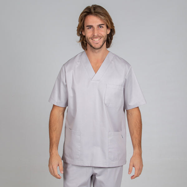 Túnica Unissexo Sarja Colors-Cinza Pérola - 117-XS-RAG-Tailors-Fardas-e-Uniformes-Vestuario-Pro
