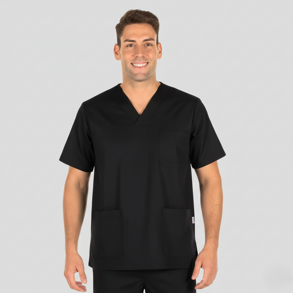 Túnica Unissexo Sarja Colors-Preto - 001-XS-RAG-Tailors-Fardas-e-Uniformes-Vestuario-Pro