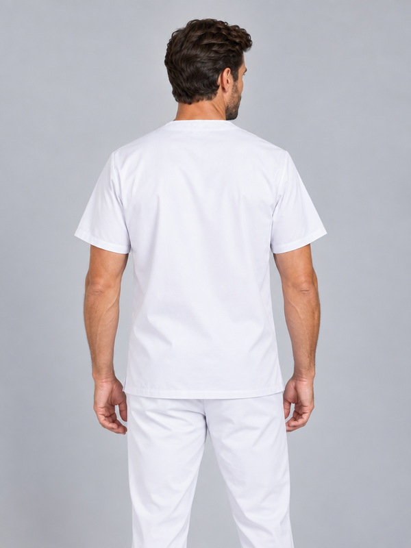 Túnica Unissexo Stretch Manga Curta-RAG-Tailors-Fardas-e-Uniformes-Vestuario-Pro