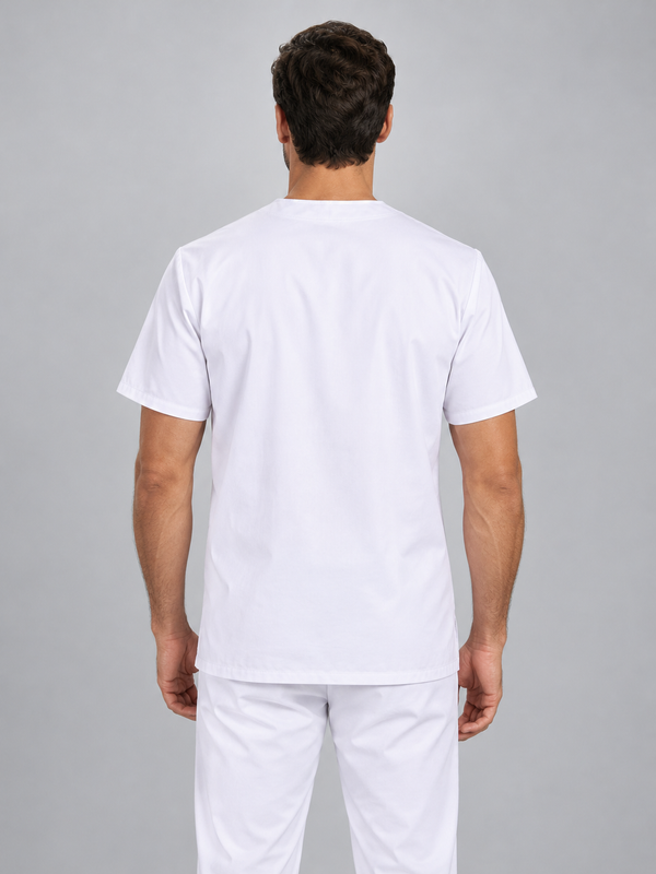 Túnica Unissexo Stretch Manga Curta-RAG-Tailors-Fardas-e-Uniformes-Vestuario-Pro
