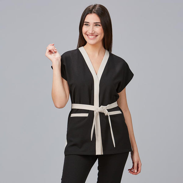 Túnica Vila Verde X.Linen-Preto 001-XS-RAG-Tailors-Fardas-e-Uniformes-Vestuario-Pro