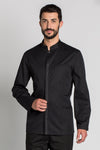 Túnica branca masculina Varsovia m/comprida-Preto-XS / (SP)-RAG-Tailors-Fardas-e-Uniformes-Vestuario-Pro