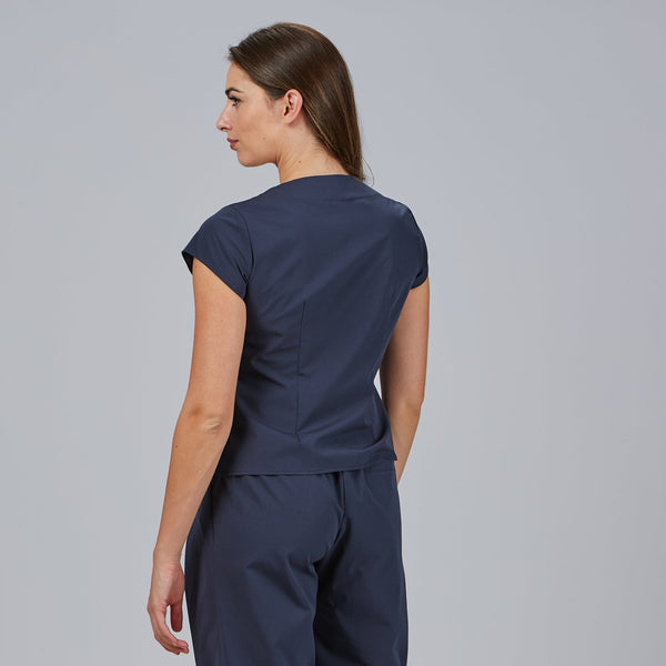 Túnica com Decote Lágrima Manga Curta Petra-RAG-Tailors-Fardas-e-Uniformes-Vestuario-Pro