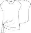 Túnica com Drapeado Aroa-RAG-Tailors-Fardas-e-Uniformes-Vestuario-Pro