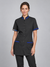 Túnica com aplicações Cor e botões automáticos-Preto-XS-RAG-Tailors-Fardas-e-Uniformes-Vestuario-Pro