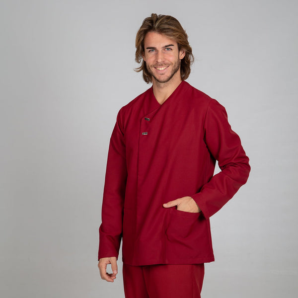 Túnica de Homem M/Comprida FABIAN-Bordeaux - 112-XS-RAG-Tailors-Fardas-e-Uniformes-Vestuario-Pro