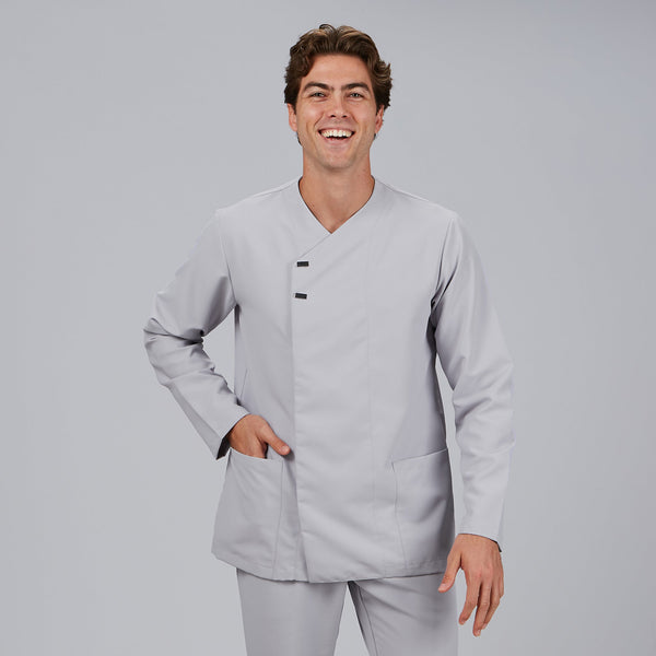 Túnica de Homem M/Comprida FABIAN-Cinza Pérola - 117-XS-RAG-Tailors-Fardas-e-Uniformes-Vestuario-Pro