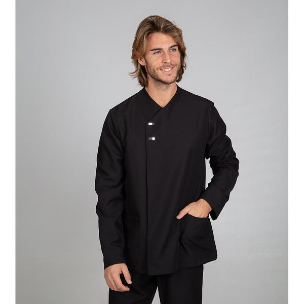 Túnica de Homem M/Comprida FABIAN-Preto - 001-XS-RAG-Tailors-Fardas-e-Uniformes-Vestuario-Pro