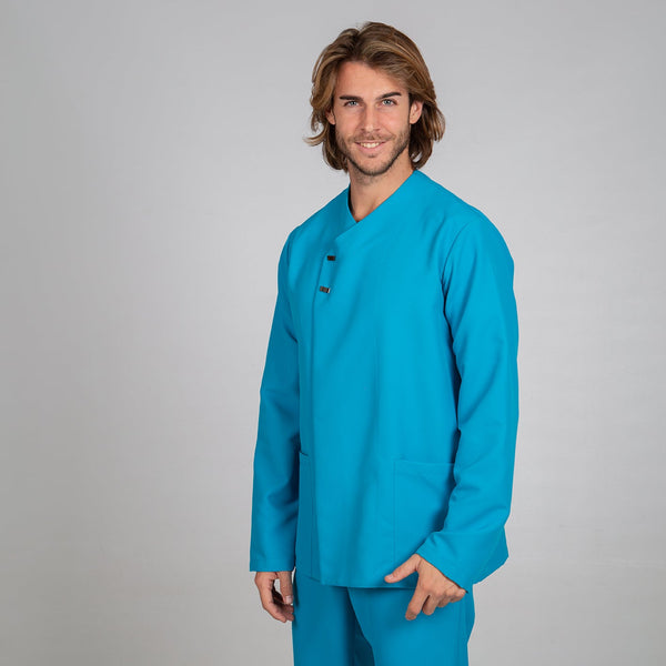 Túnica de Homem M/Comprida FABIAN-Turquesa - 115-XS-RAG-Tailors-Fardas-e-Uniformes-Vestuario-Pro