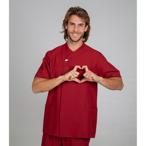 Túnica de Homem M/Curta FABIAN-Bordeaux - 112-XS-RAG-Tailors-Fardas-e-Uniformes-Vestuario-Pro