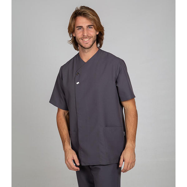 Túnica de Homem M/Curta FABIAN-Cinza Marengo - 139-XS-RAG-Tailors-Fardas-e-Uniformes-Vestuario-Pro