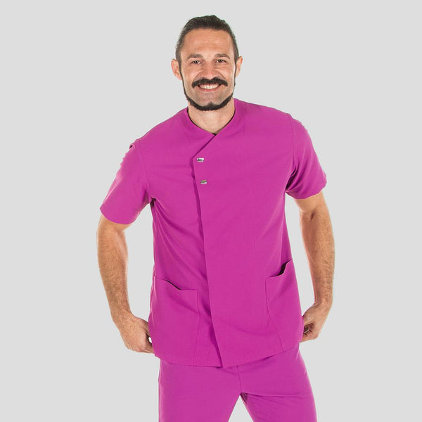 Túnica de Homem M/Curta FABIAN-Malva - 119-XS-RAG-Tailors-Fardas-e-Uniformes-Vestuario-Pro