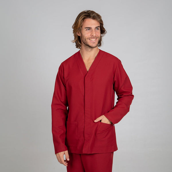 Túnica de Homem Microfibra NESTOR-Bordeaux - 112-XS-RAG-Tailors-Fardas-e-Uniformes-Vestuario-Pro