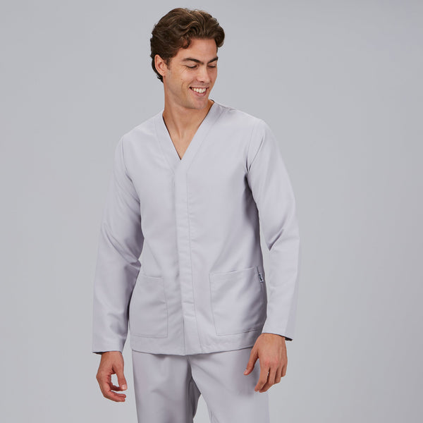 Túnica de Homem Microfibra NESTOR-Cinza Pérola - 117-XS-RAG-Tailors-Fardas-e-Uniformes-Vestuario-Pro