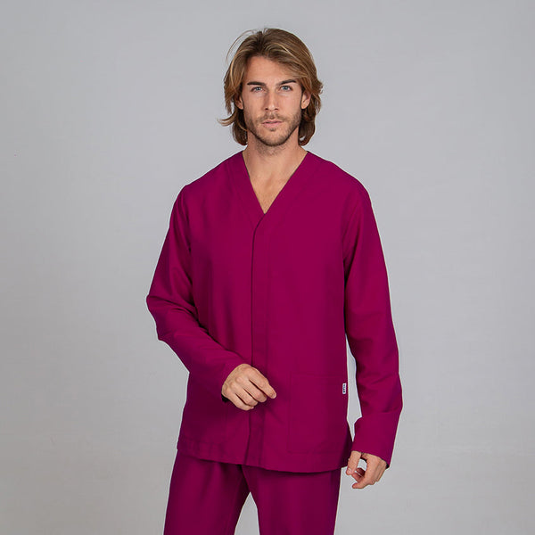 Túnica de Homem Microfibra NESTOR-Framboesa - 138-XS-RAG-Tailors-Fardas-e-Uniformes-Vestuario-Pro