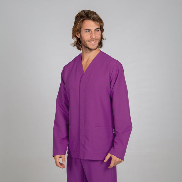 Túnica de Homem Microfibra NESTOR-Malva - 119-XS-RAG-Tailors-Fardas-e-Uniformes-Vestuario-Pro
