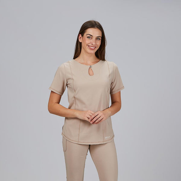 Túnica de Senhora Decote Lágrima Manga Curta Maria-RAG-Tailors-Fardas-e-Uniformes-Vestuario-Pro