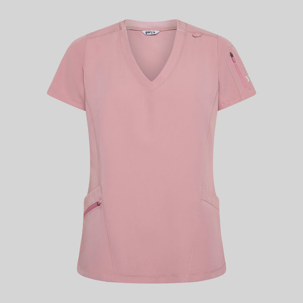 Túnica de Senhora Gola Canelada Manga Curta Nancy-RAG-Tailors-Fardas-e-Uniformes-Vestuario-Pro