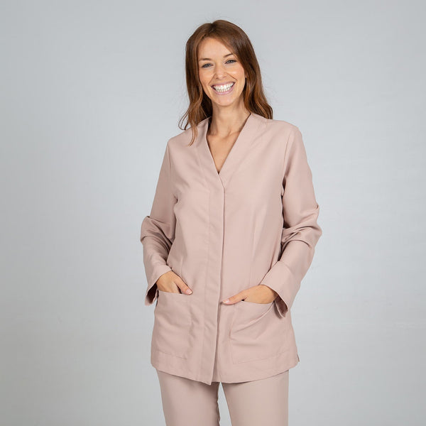 Túnica de Senhora Microfibra AITANA Manga Comprida-Areia - 142-XS-RAG-Tailors-Fardas-e-Uniformes-Vestuario-Pro