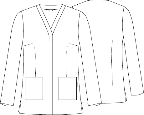 Túnica de Senhora Microfibra AITANA Manga Comprida-RAG-Tailors-Fardas-e-Uniformes-Vestuario-Pro