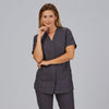 Túnica de Senhora Microfibra AITANA m/curta-Cinza Marengo - 139-XS-RAG-Tailors-Fardas-e-Uniformes-Vestuario-Pro