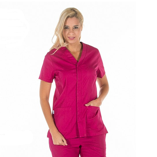 Túnica de Senhora Microfibra AITANA m/curta-Framboesa - 138-XS-RAG-Tailors-Fardas-e-Uniformes-Vestuario-Pro
