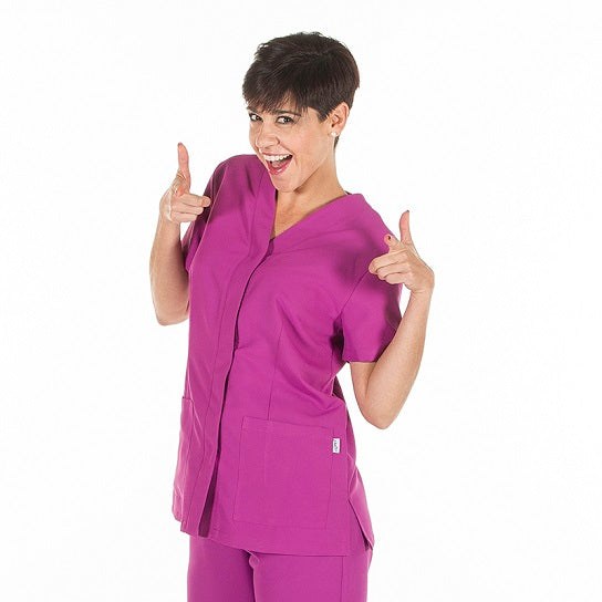 Túnica de Senhora Microfibra AITANA m/curta-Malva - 119-XS-RAG-Tailors-Fardas-e-Uniformes-Vestuario-Pro