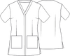 Túnica de Senhora Microfibra AITANA m/curta-RAG-Tailors-Fardas-e-Uniformes-Vestuario-Pro