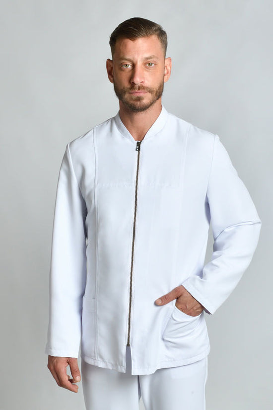 Túnica masculina Alban-Branco-XS / (SP)-RAG-Tailors-Fardas-e-Uniformes-Vestuario-Pro