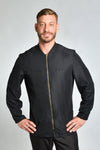 Túnica masculina Alban-Preto-XS / (SP)-RAG-Tailors-Fardas-e-Uniformes-Vestuario-Pro