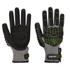 VHR15 Luva de impacto de espuma de nitrilo-Preto/Verde-S-RAG-Tailors-Fardas-e-Uniformes-Vestuario-Pro
