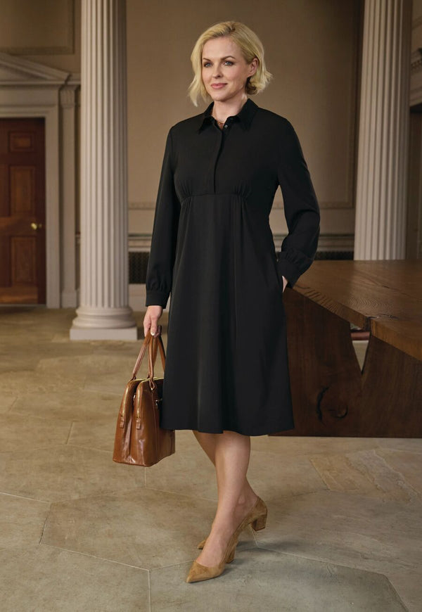 Vestido Chemise Virgo para Mulher-Black-34 (UK 06)-RAG-Tailors-Fardas-e-Uniformes-Vestuario-Pro
