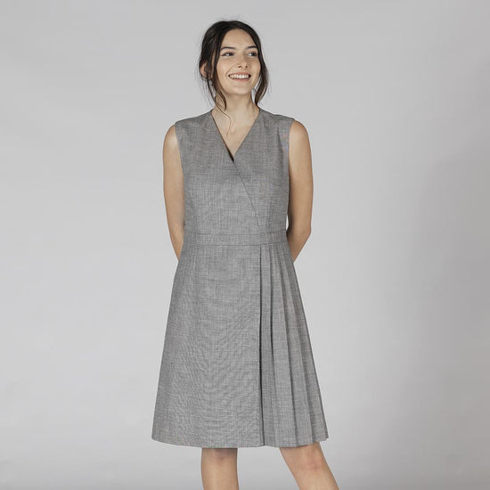 Vestido Clássico Soraia-Cinza-S-RAG-Tailors-Fardas-e-Uniformes-Vestuario-Pro
