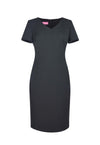 Vestido Corinthia com decote em V-Charcoal-34 (UK 06)-RAG-Tailors-Fardas-e-Uniformes-Vestuario-Pro