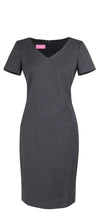 Vestido Corinthia com decote em V-Mid Grey-34 (UK 06)-RAG-Tailors-Fardas-e-Uniformes-Vestuario-Pro