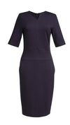 Vestido Stretch Jersey Celeste-Navy-34 (UK 06)-RAG-Tailors-Fardas-e-Uniformes-Vestuario-Pro