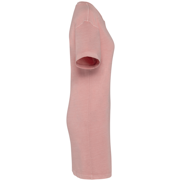 Vestido T-shirt Eco-responsável com Aspeto Lavado Senhora-RAG-Tailors-Fardas-e-Uniformes-Vestuario-Pro