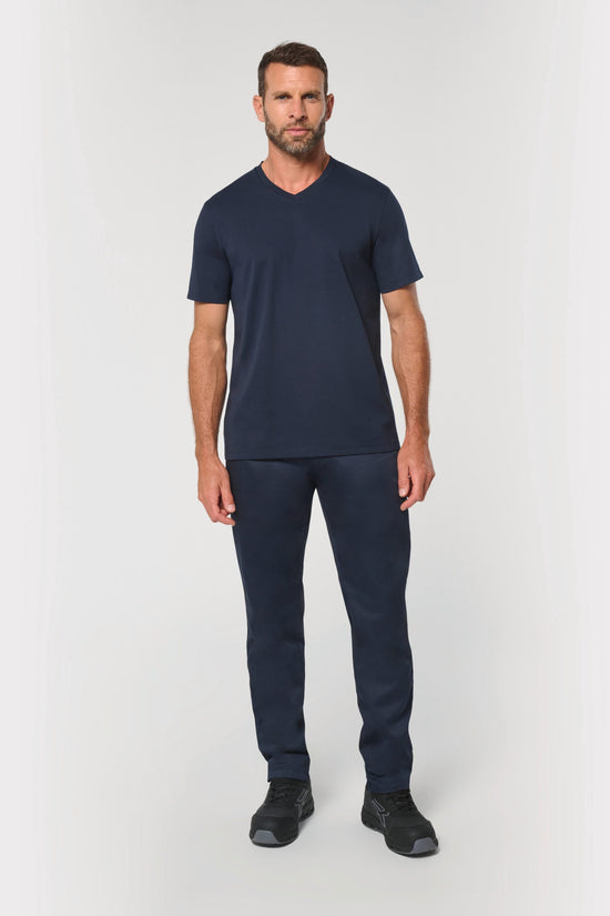 T-shirt Decote em V Antibacteriana de Homem