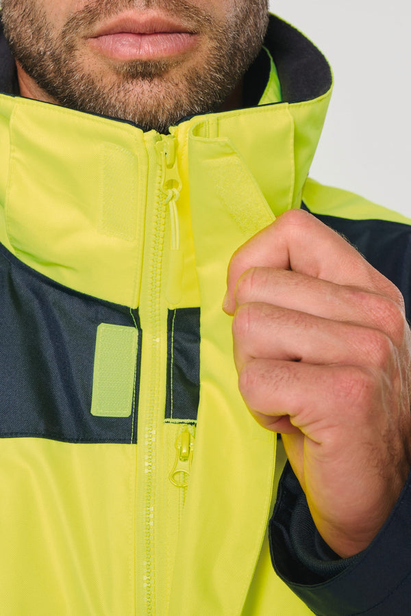 Parka de Segurança em Material Reciclado 4 em 1 Unissexo